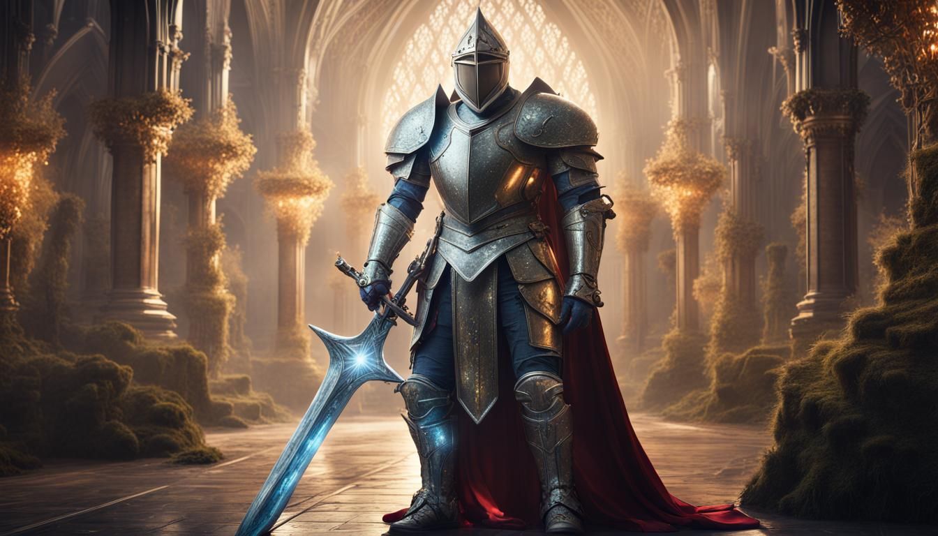 Knight Rescues Princess: Medieval Sci-Fi Fusion