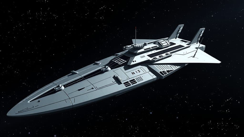 USS Dragon: New Jersey-Class Reconnaissance-Destroyer in Spa...