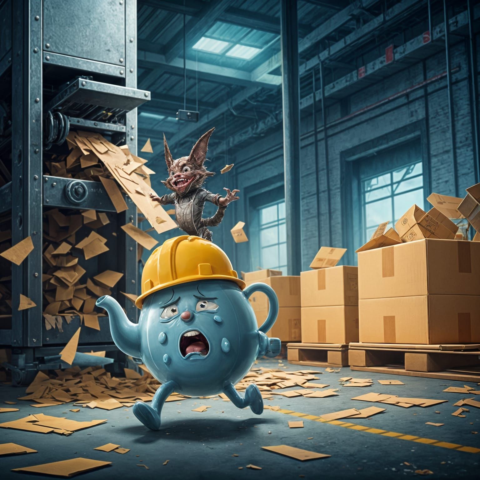 Gremlin Sabotage in Packaging Factory