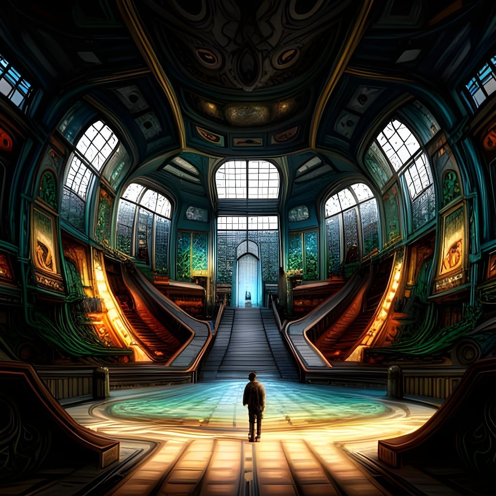 Psychedelic Tech Skatepark in Bizarre Style