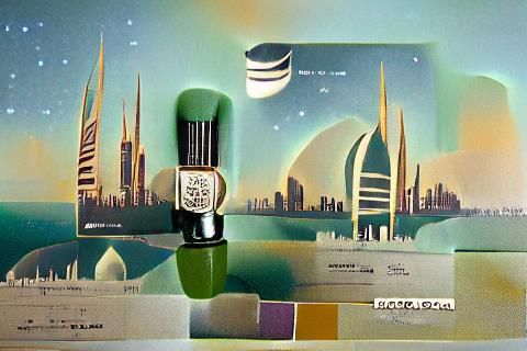 Art Deco Dubai Spacestation: Regal Utopia