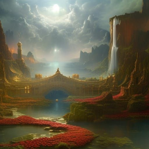 Fantastical Matte Painting: A Message of Hope