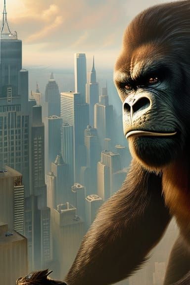 Mr Kong looks a little grumpy!