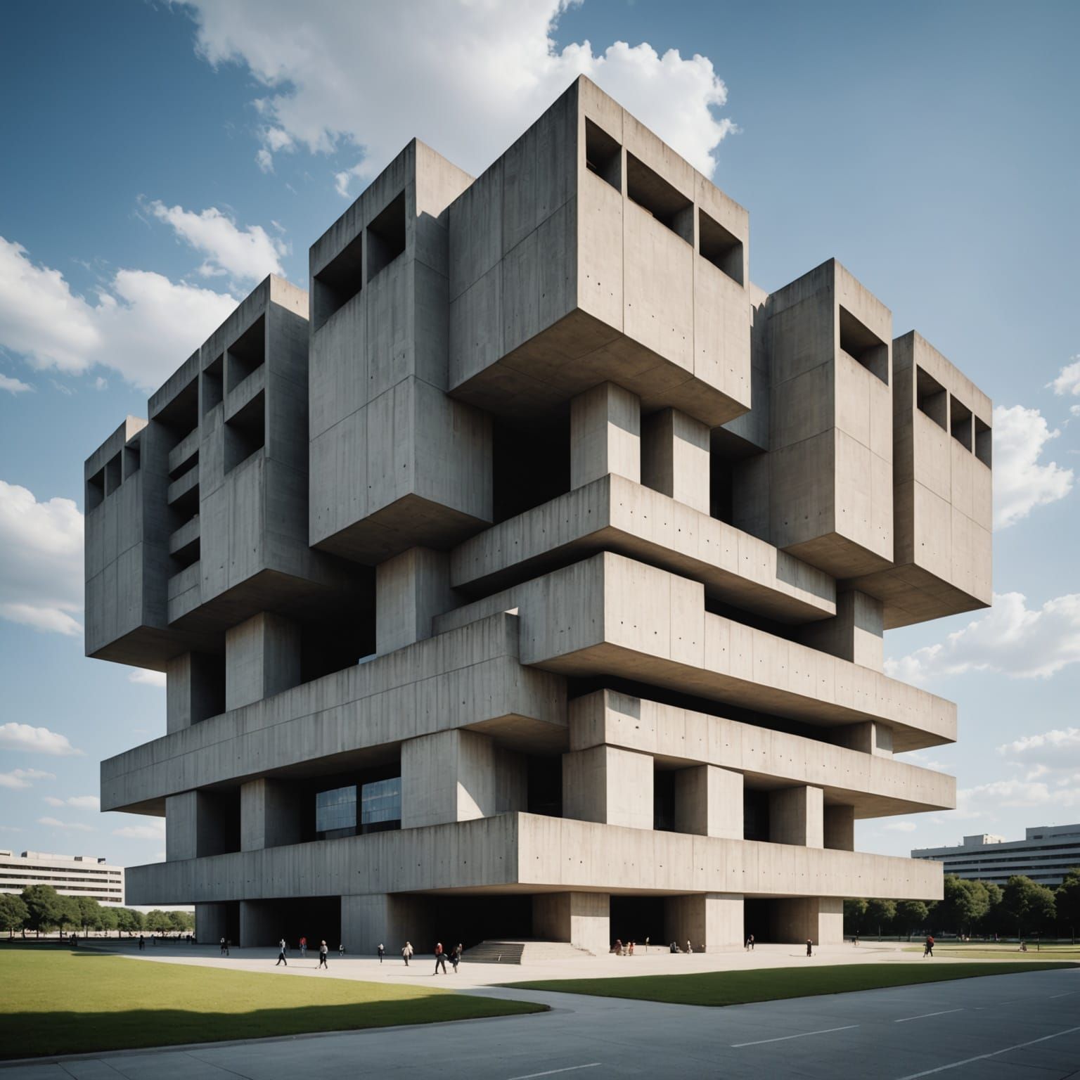 Gigantic Monolithic Brutalist Creation