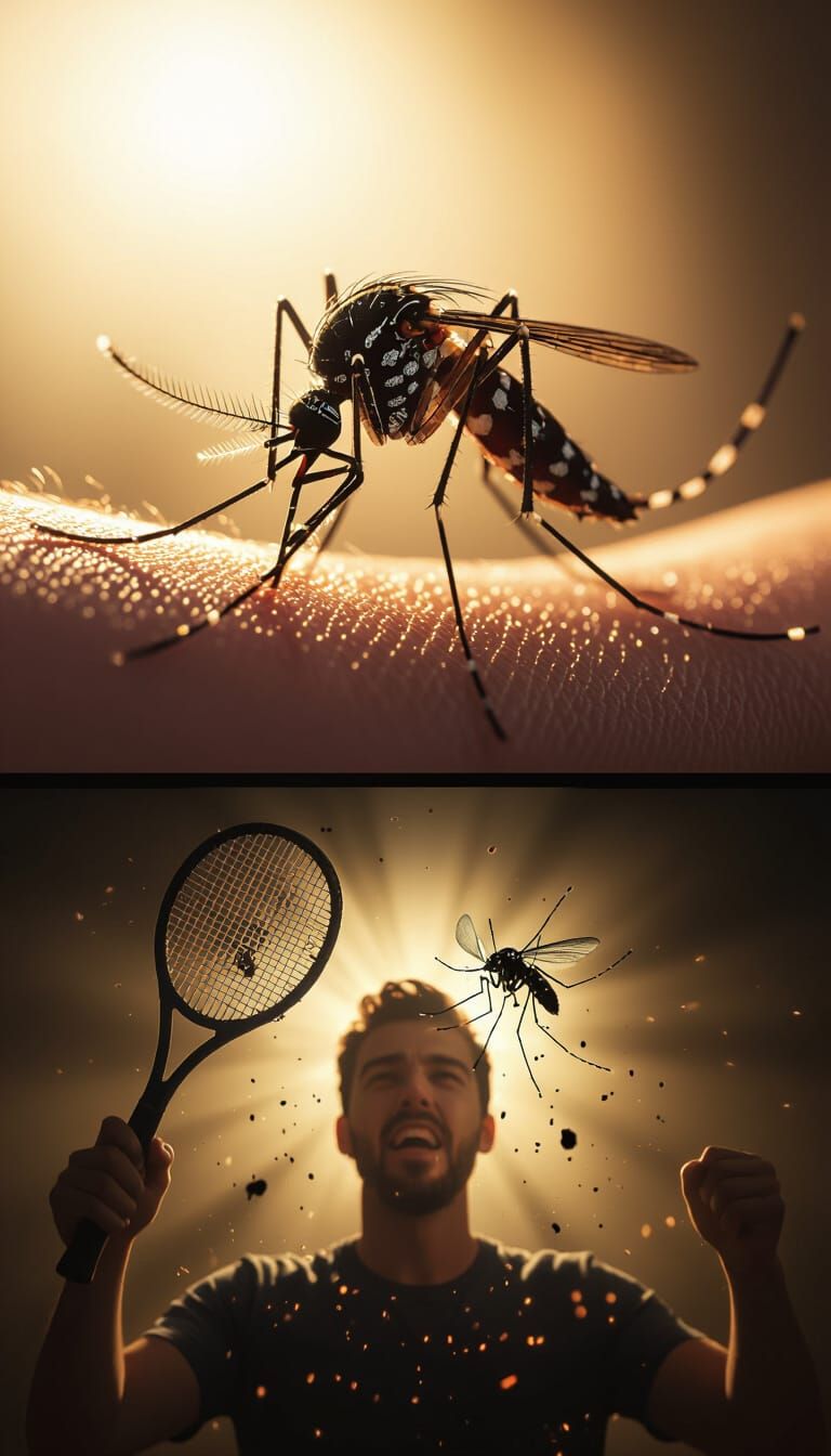 Mosquito's Delight: A Cinematic Tale of Triumph