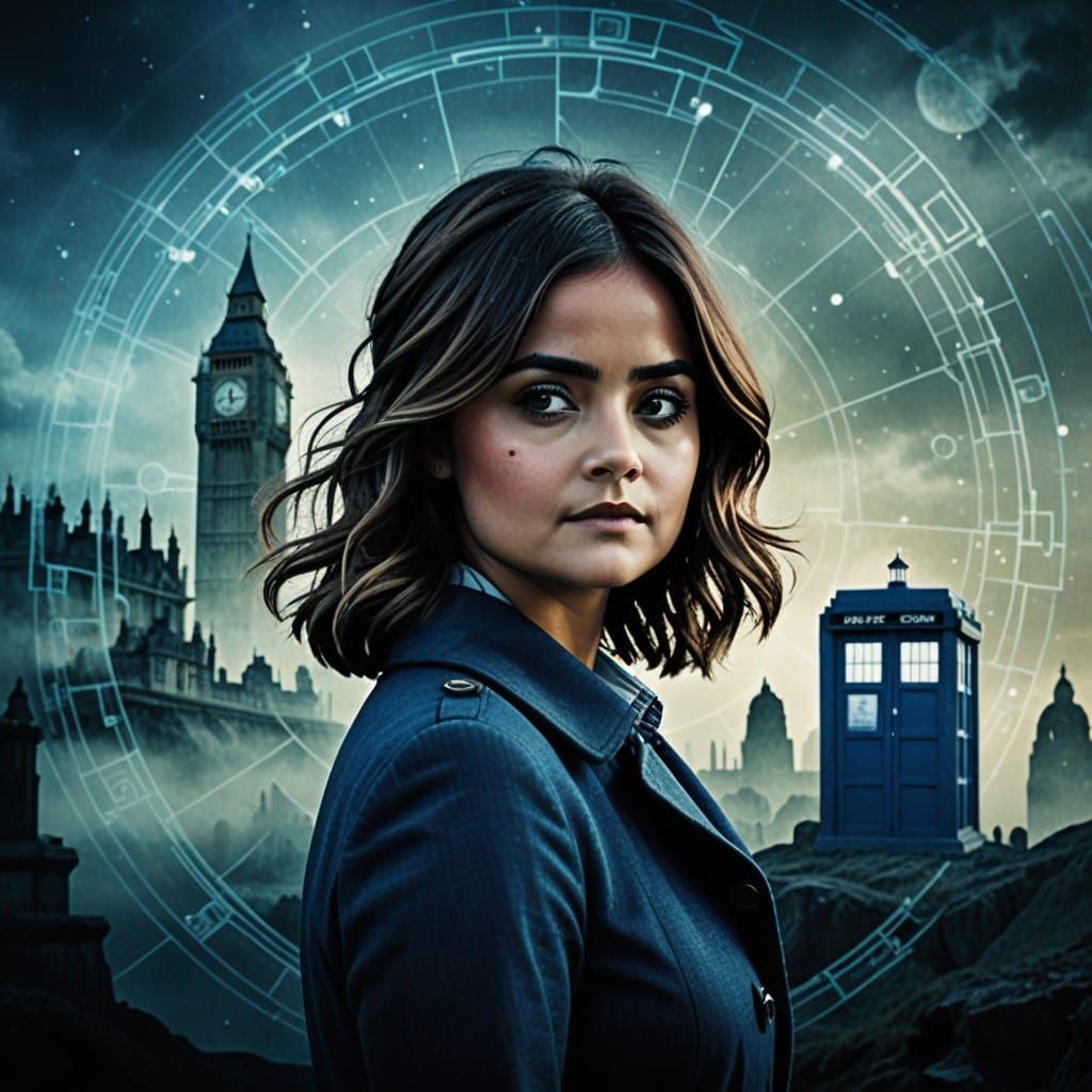 Elegance in Time Travel: Clara Oswald's Vintage Whimsy