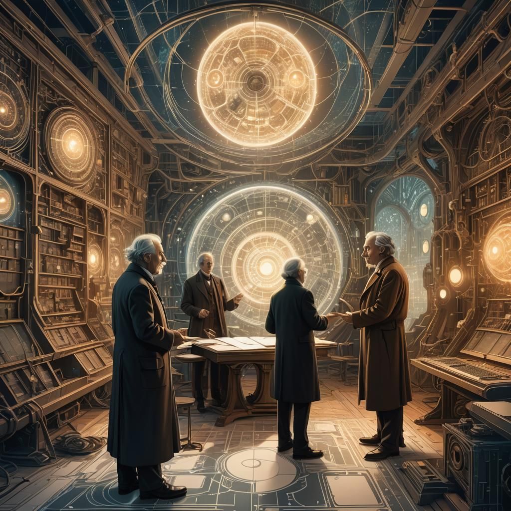 Tesla and Einstein in Ethereal Laboratory