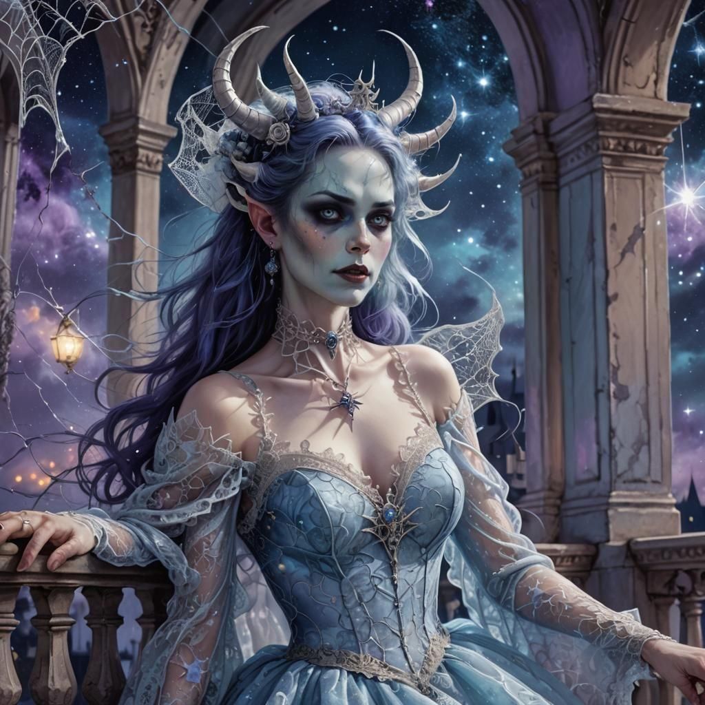 Beautiful demon queen of Lust