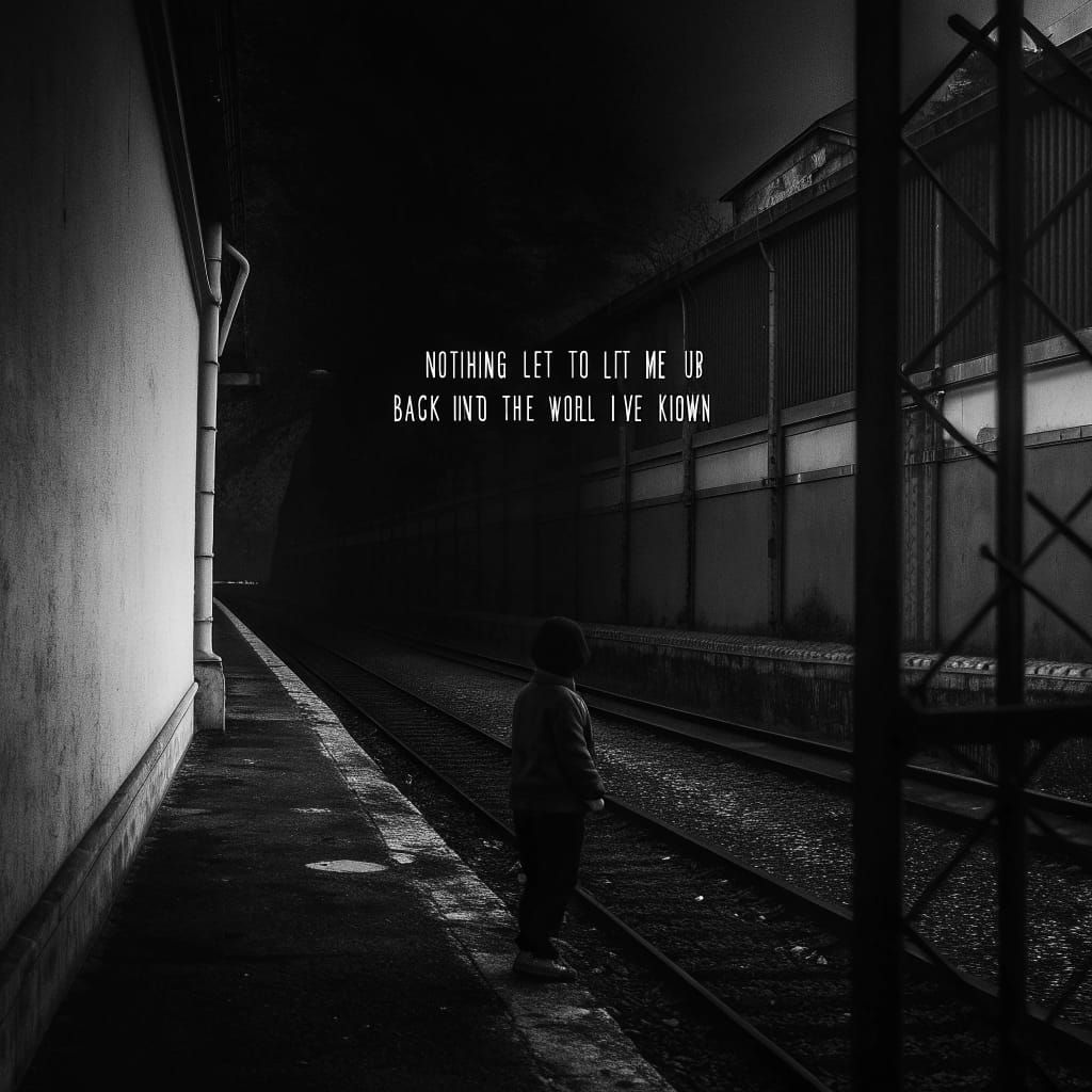 Melancholic Landscape in Monochrome