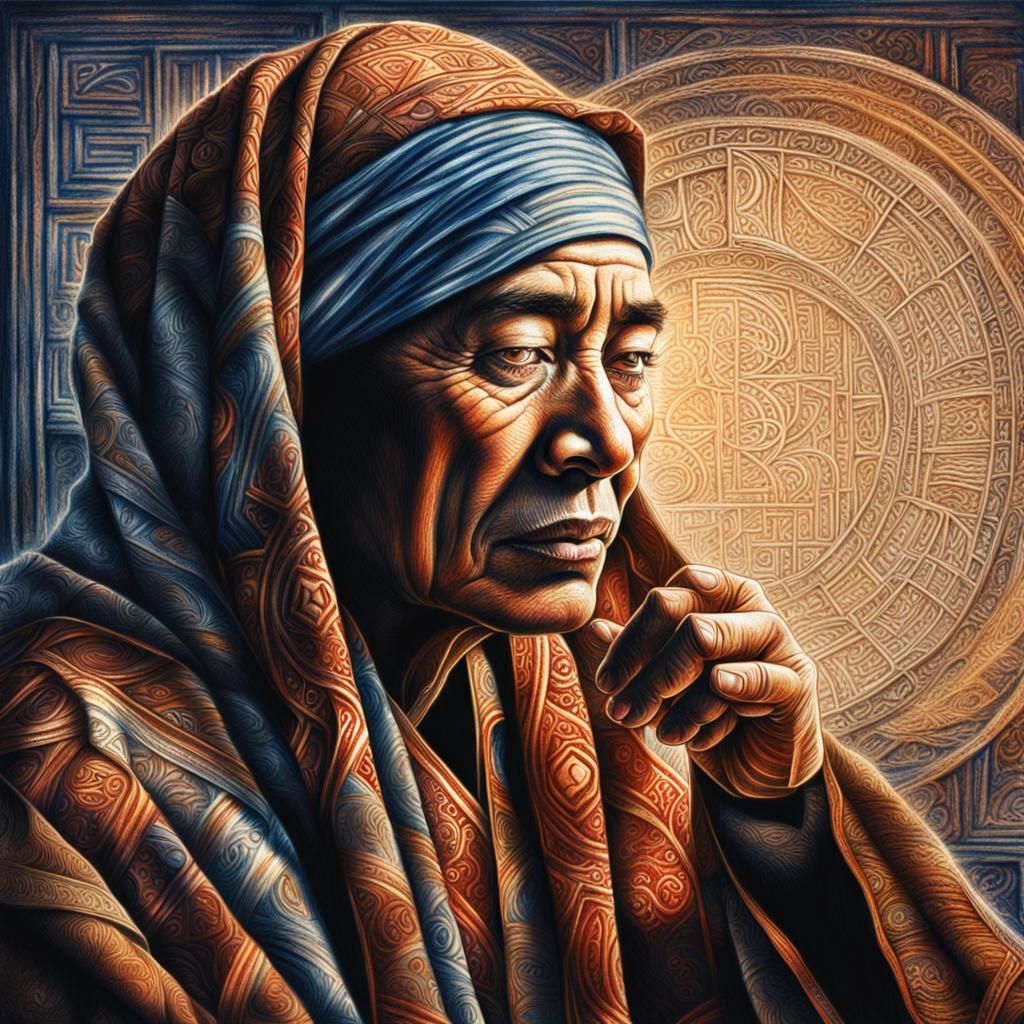 Enlightened Spirit in Cinematic Stillness