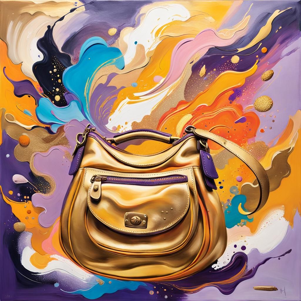 Abstract Expressionism: Golden Purse Overflowing