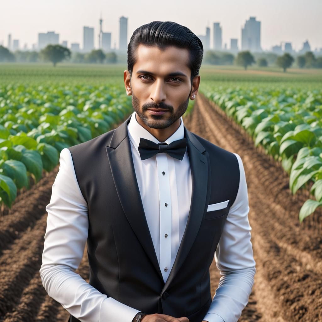 Indian Businessman Transforms Farmland into Cyberpunk City