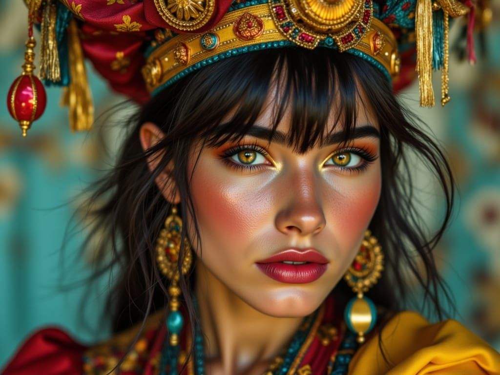 Vibrant Full Body Portrait in Sharp Focus