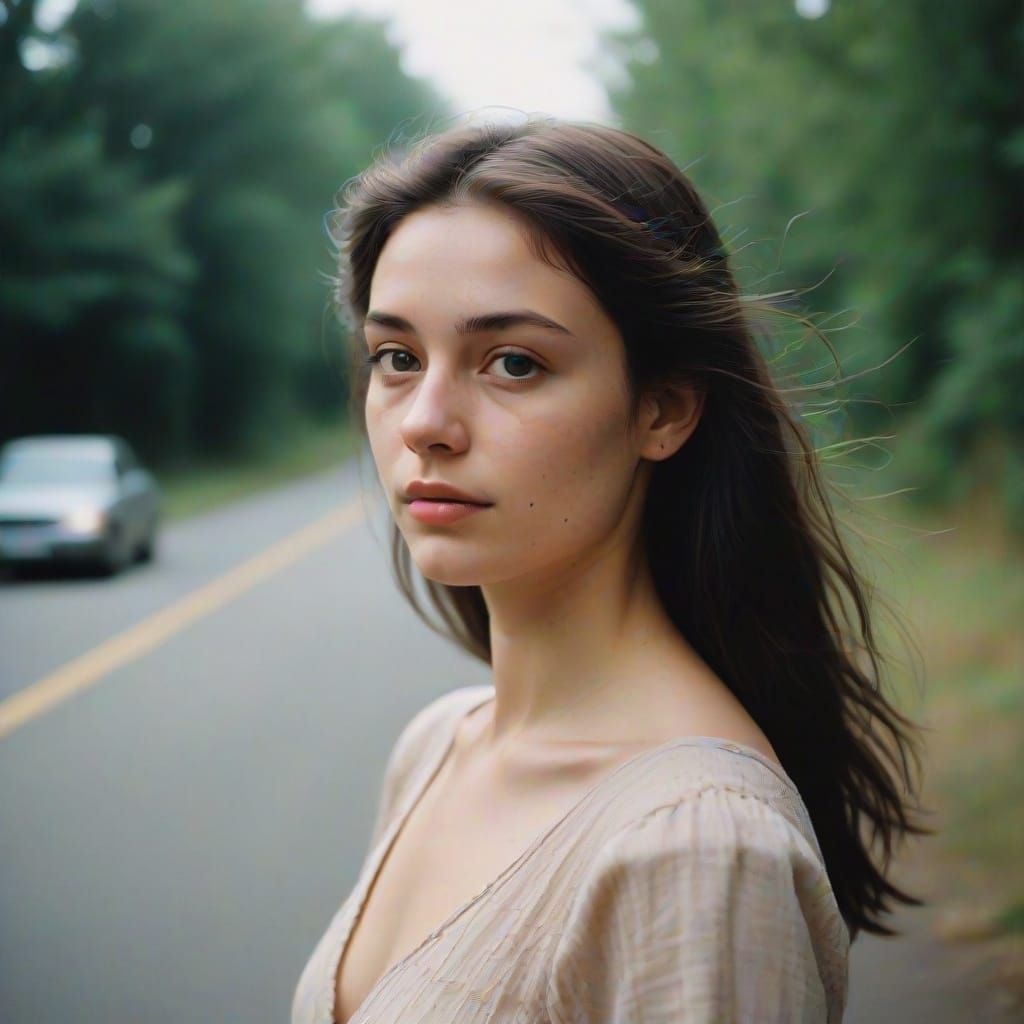 Melancholic Film Portrait of a Czech Woman