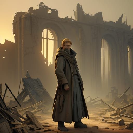 Figure in Ruins: Post-Apocalyptic Illustration