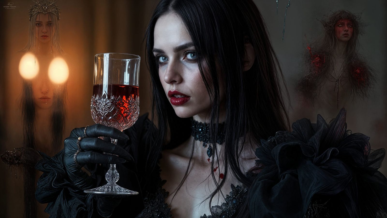 Modern Vampire: Dark Fantasy Art by Rutkowski