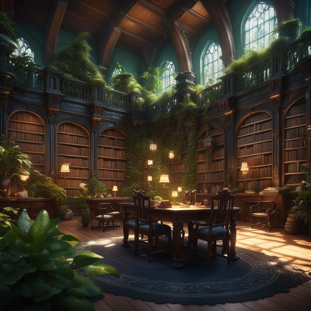 A big library for readers.