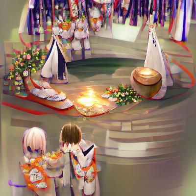 AI Generated Image of a Ceremony