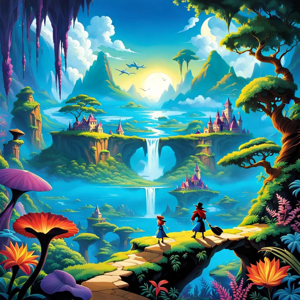 Mystique Beyond: A Surreal Dream Landscape