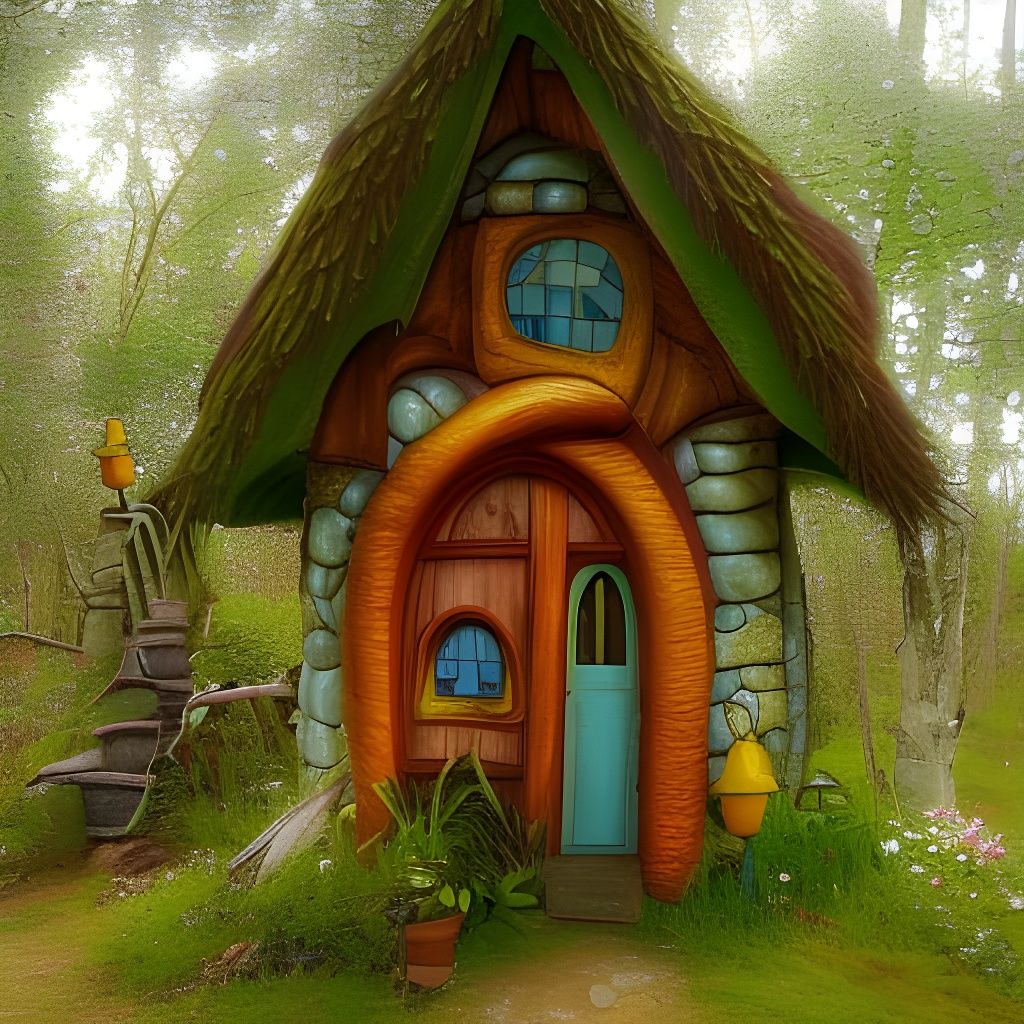 Fairy Fantasy House, by Iris West