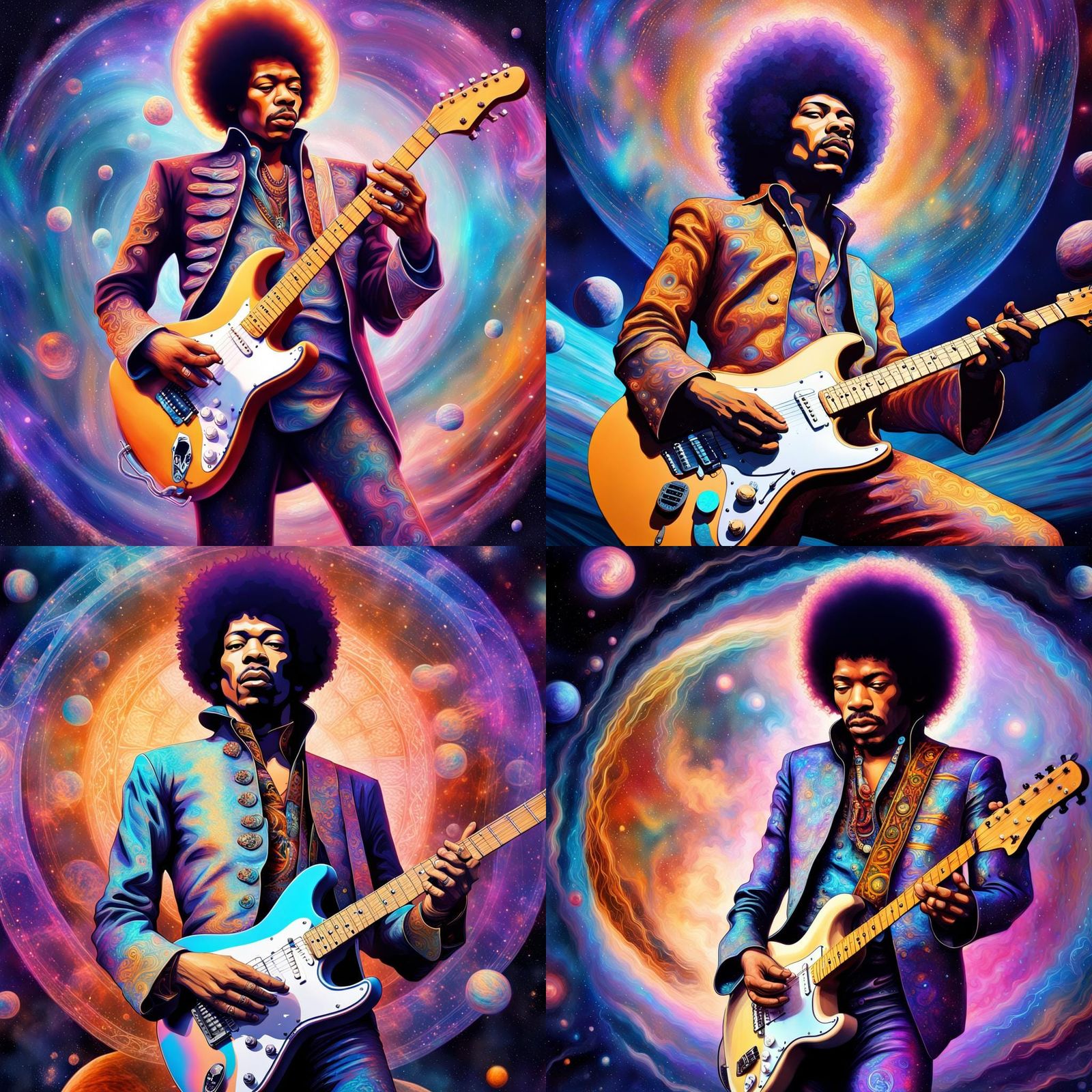 Astral Musician Returns to Earth in Spaceship