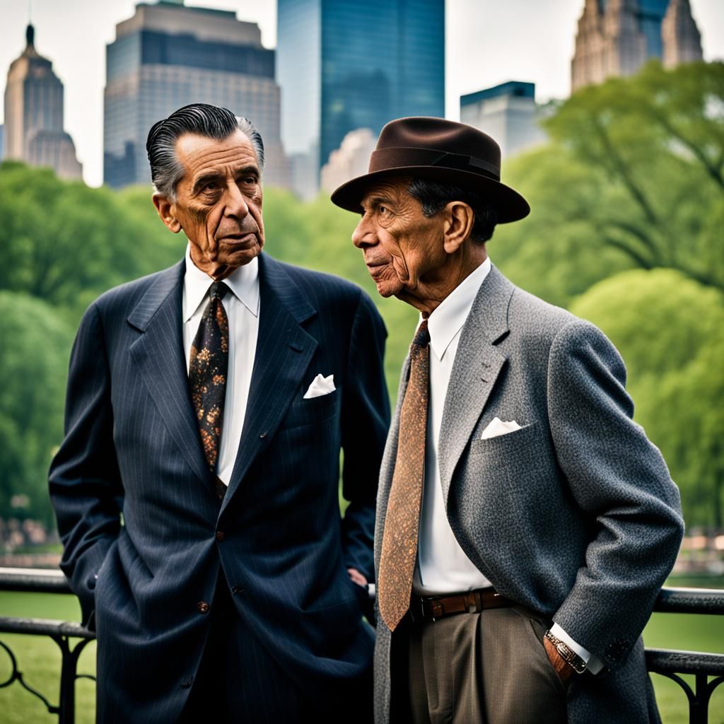 Central Park Meeting: A Professional Photo