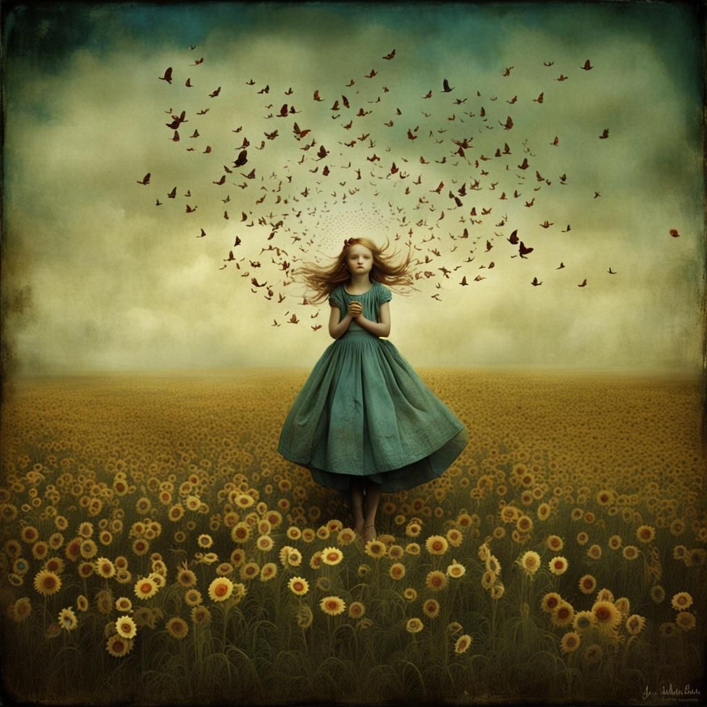 Dreamlike Portrait in Ethereal Style