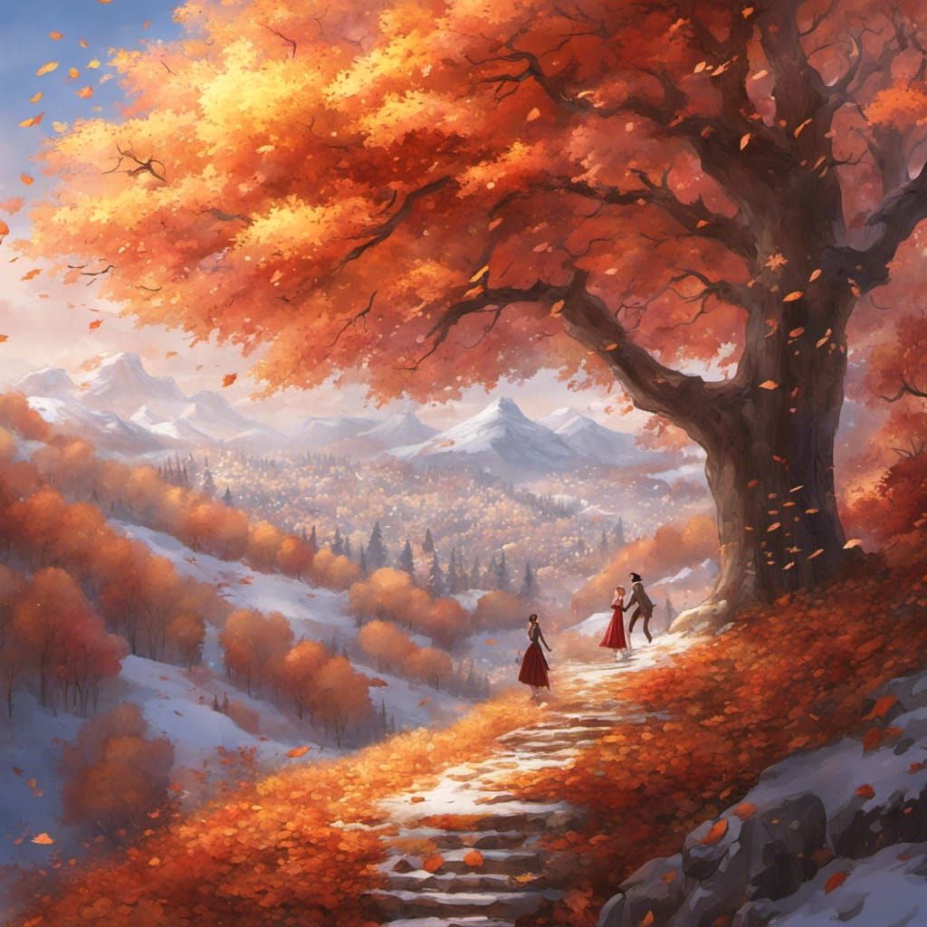 Seasons Collide in a Fantastical Landscape