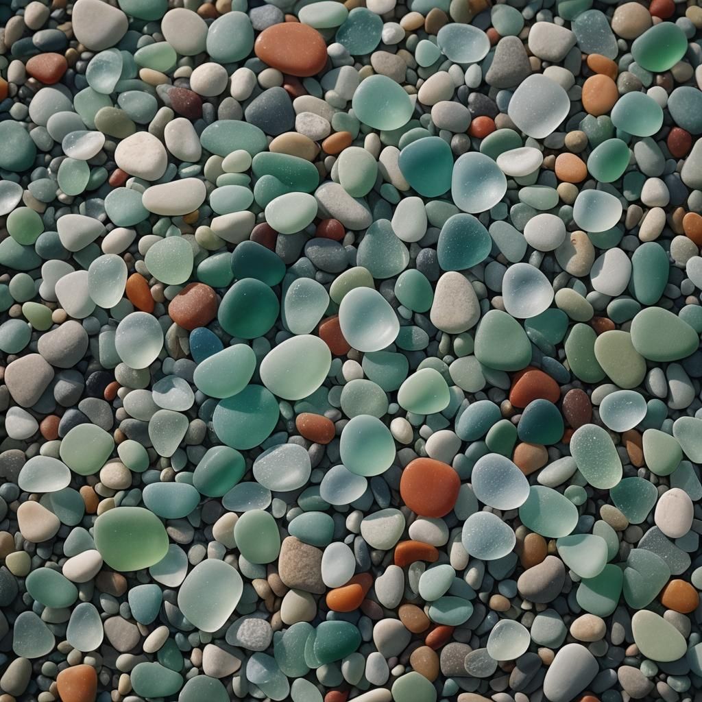 Dramatic Seaglass Cinematic Film Still