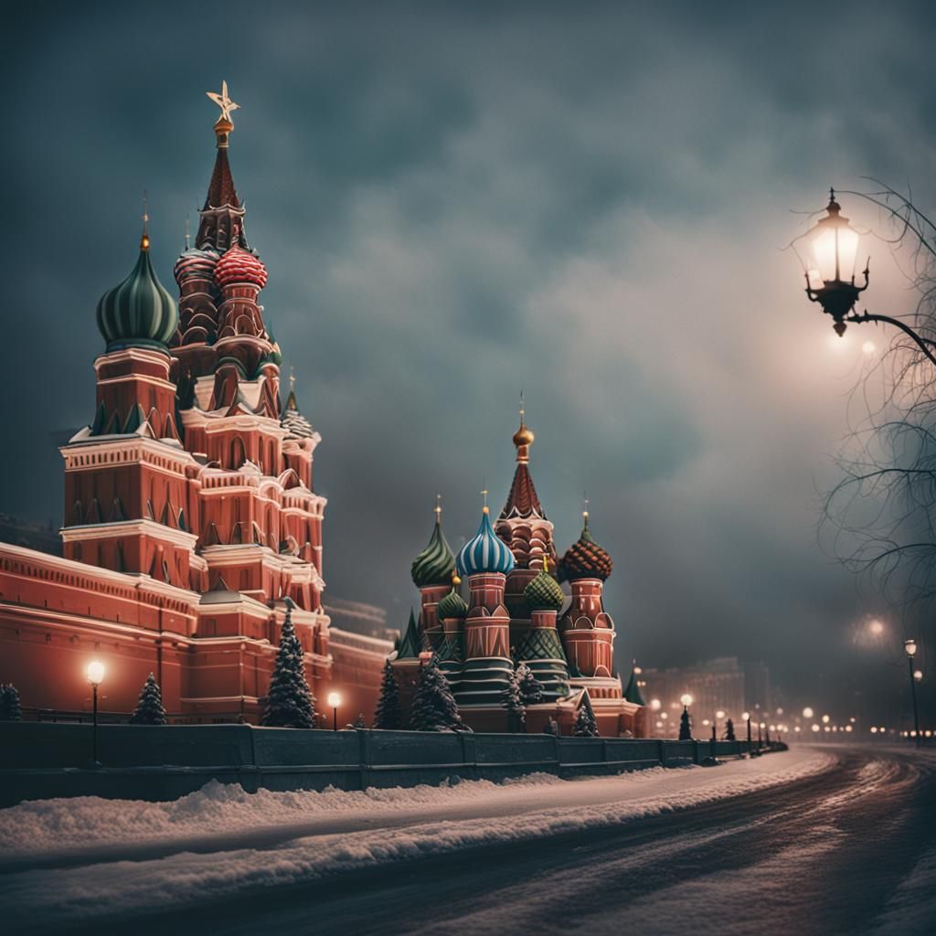 Dramatic Moscow Film Still: Cinematic Masterpiece