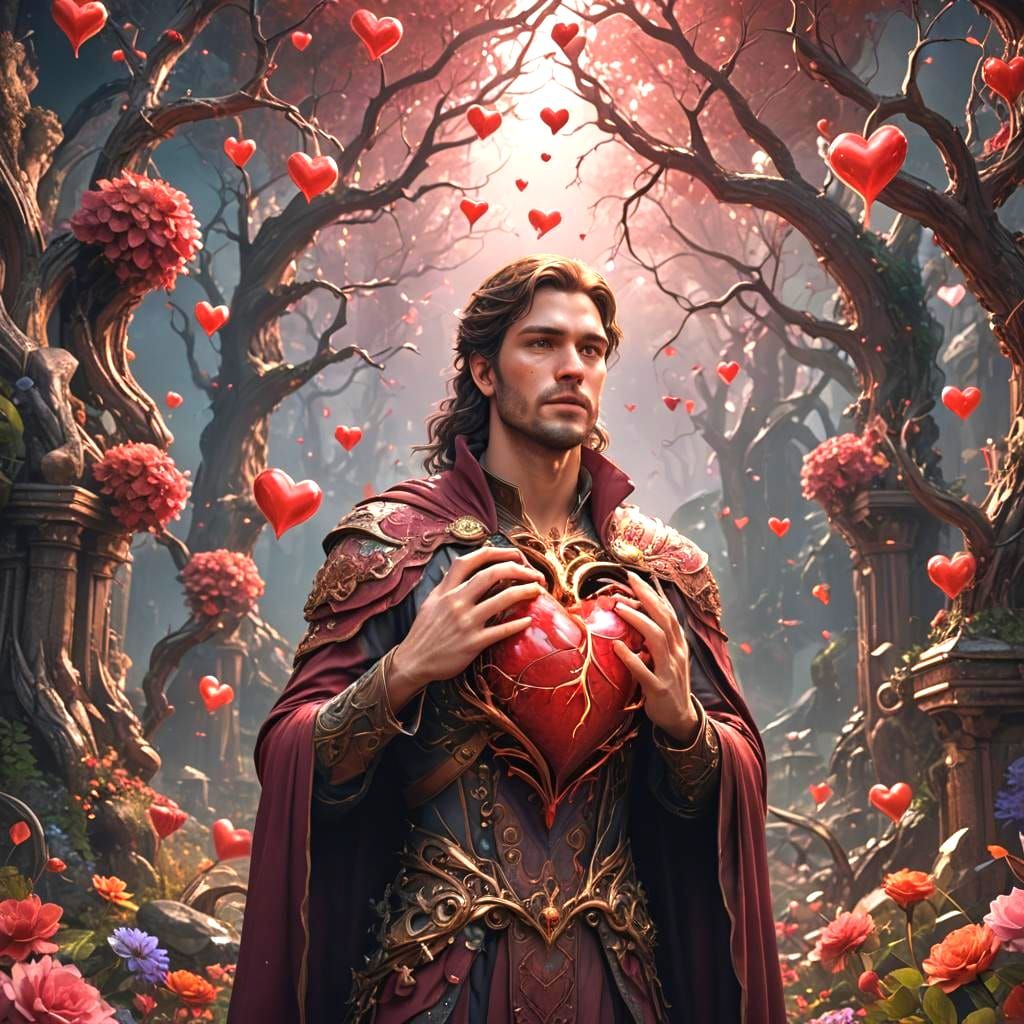 Growing Love Reaction: Detailed Fantasy Concept Art