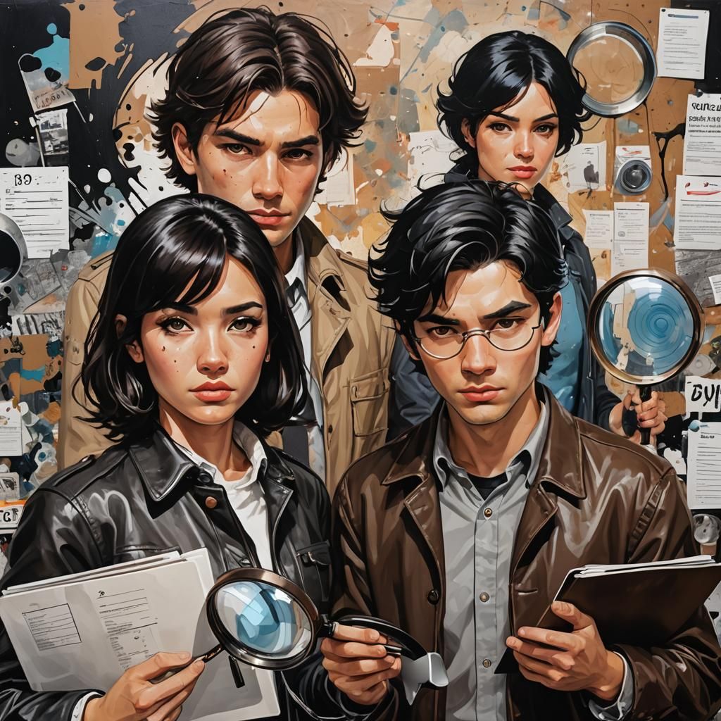 Detectives for the investigation - Missy and Sam on the hunt!