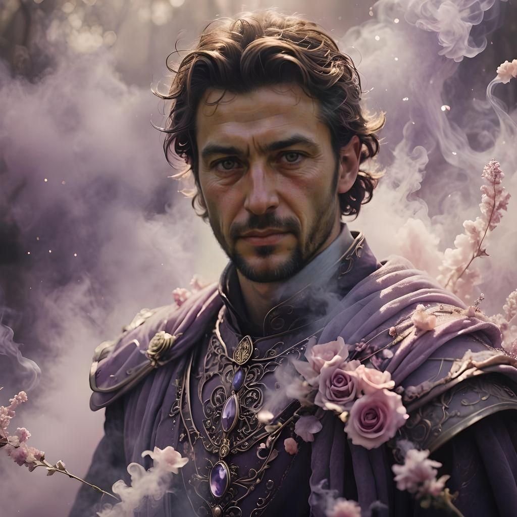 Guardian of Scents: An Ethereal Portrait