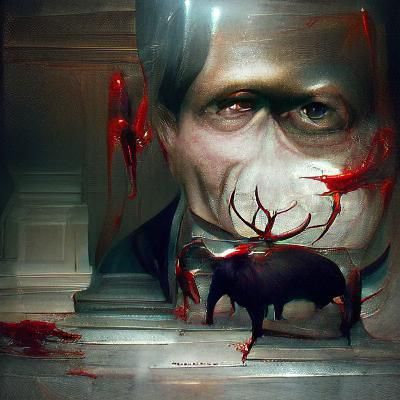 Sinister Hannibal, in the Style of Greg Rutkowski