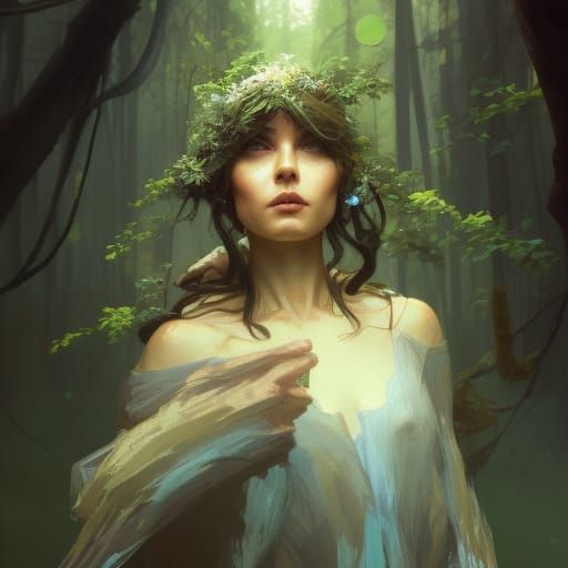 Detailed Forest Dweller Portrait in Unreal Engine