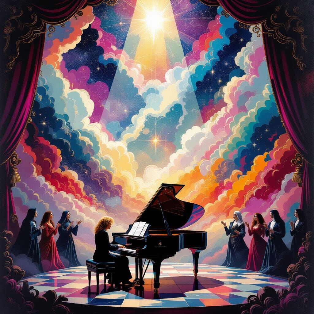 Fantastical Opera Scene Inspired by Bohemian Rhapsody