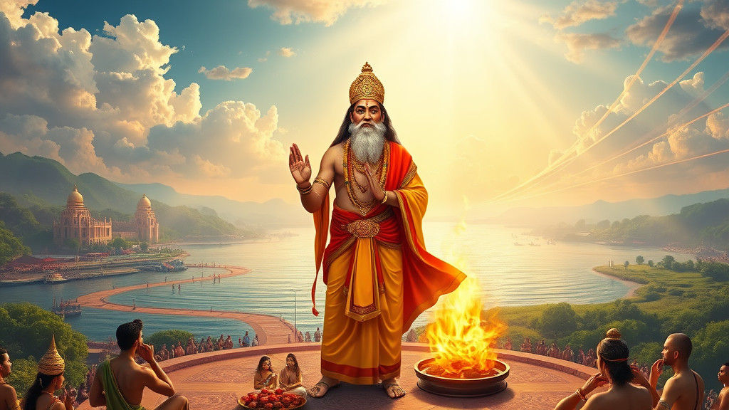 Lord Brahma's First Yagna at Prayagraj