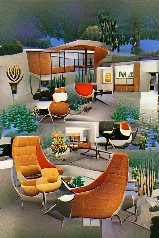 AI Generated Mid-Century Modern Design