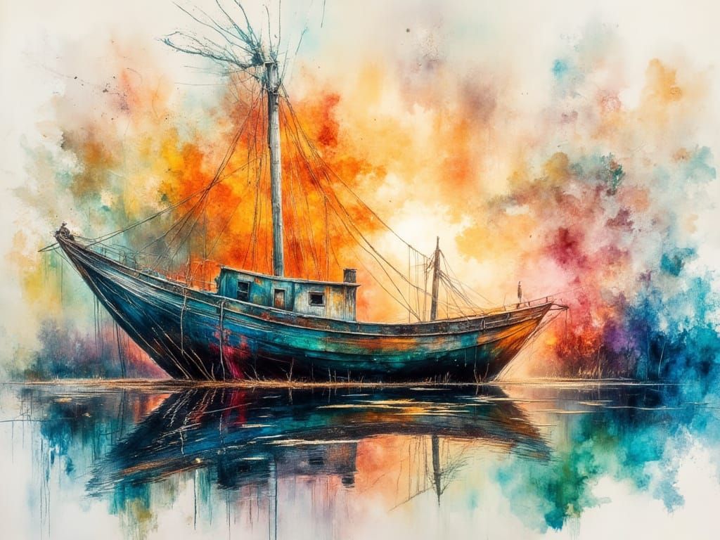 El bote del pescador