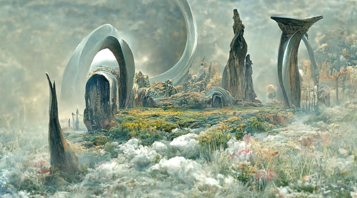 Stargate Portal to Alien Mechanical World