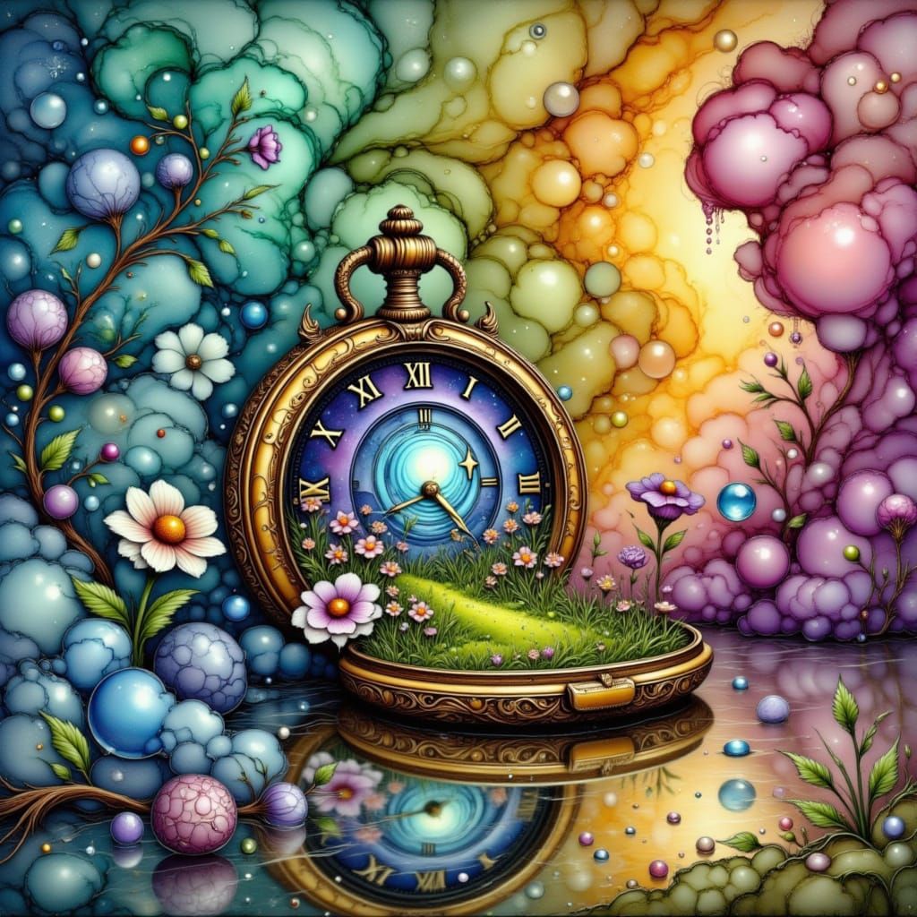 <lora:Pocket Full Of Whims:1.0> <lora:Alcohol Ink Splash:1.0...