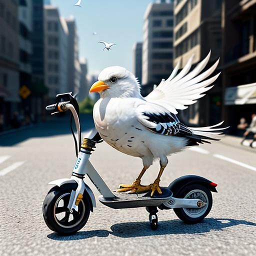 A mischievous glint shines in the eye of a tiny White Crow c...