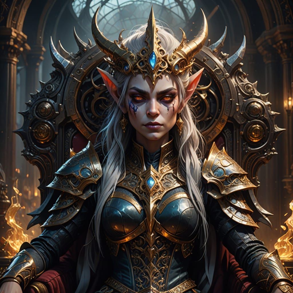 Goblin Queen in Regal Opulence