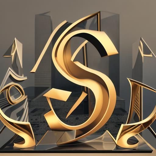 Illuminated Cubist Letter S Logo Design