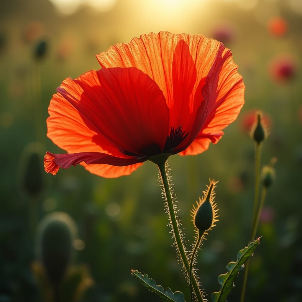 Surreal Botanical Masterpiece in Photo-Realistic Style
