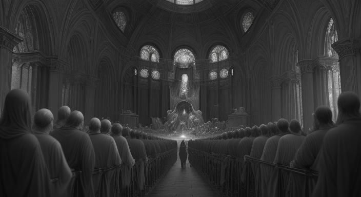 Paradiso: Souls Saved for Eternity in Dore Style