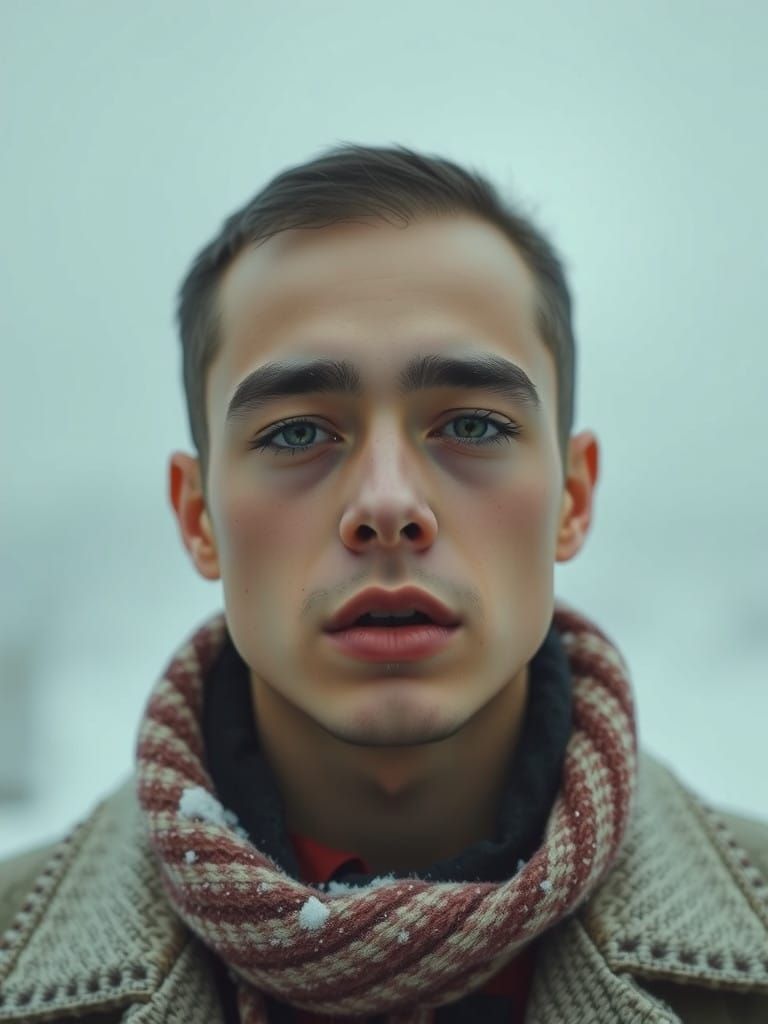 Ethereal Portrait of a Queer Individual in Soft Focus