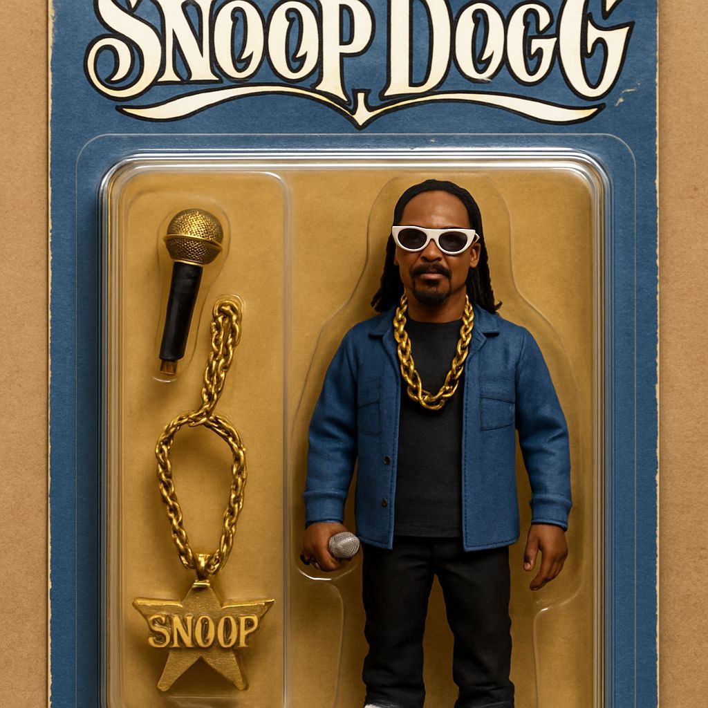 Rap Star Snoop Dog Action Figure in Blister Pack