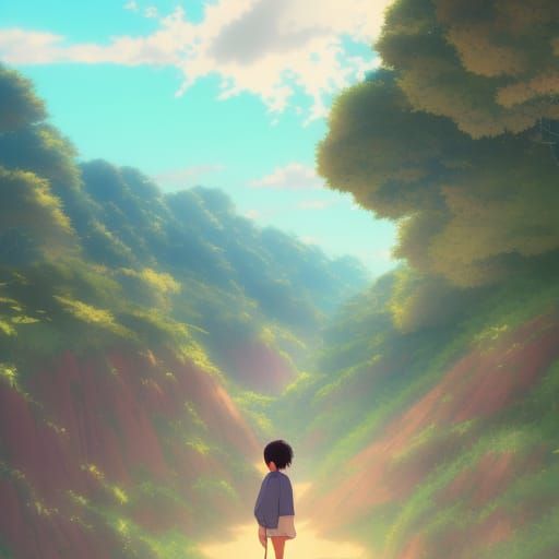 Ghibli-esque Anime Key Visual in 8K