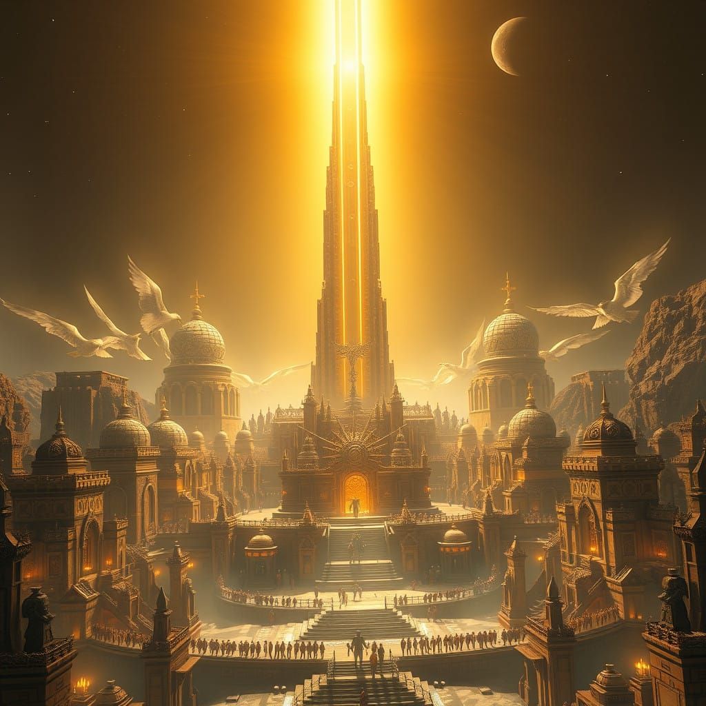 A Celestial City Reborn in Geometric Perfection